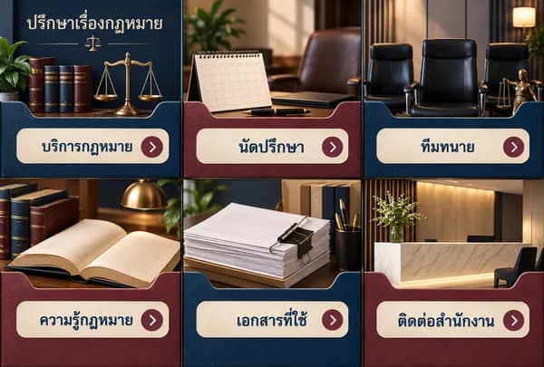 แบบ Rich Menu ที่ 43 สำนักงานกฎหมาย