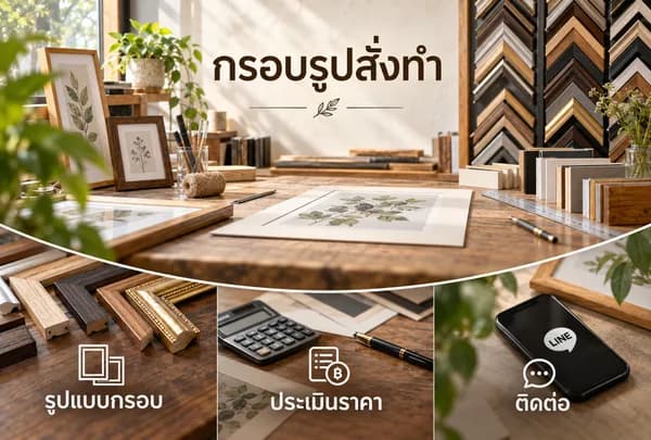 แบบ Rich Menu ที่ 19 กรอบรูปสั่งทำ