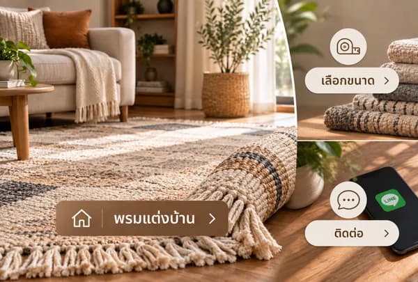 แบบ Rich Menu ที่ 16 พรมแต่งบ้าน