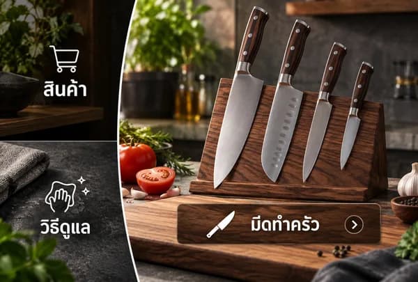แบบ Rich Menu ที่ 15 มีดทำครัว
