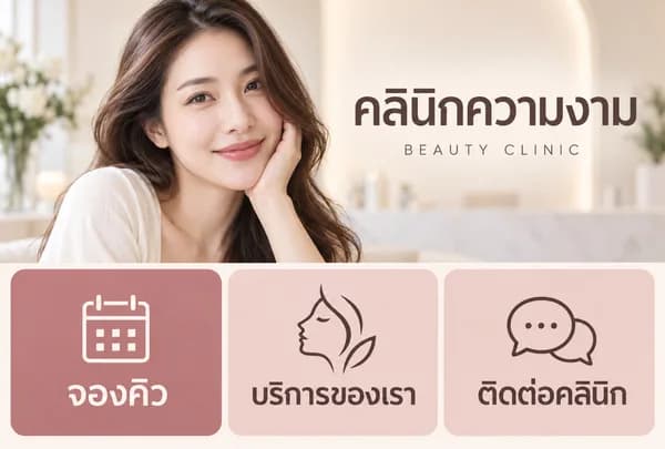 แบบ Rich Menu ที่ 72 คลินิก